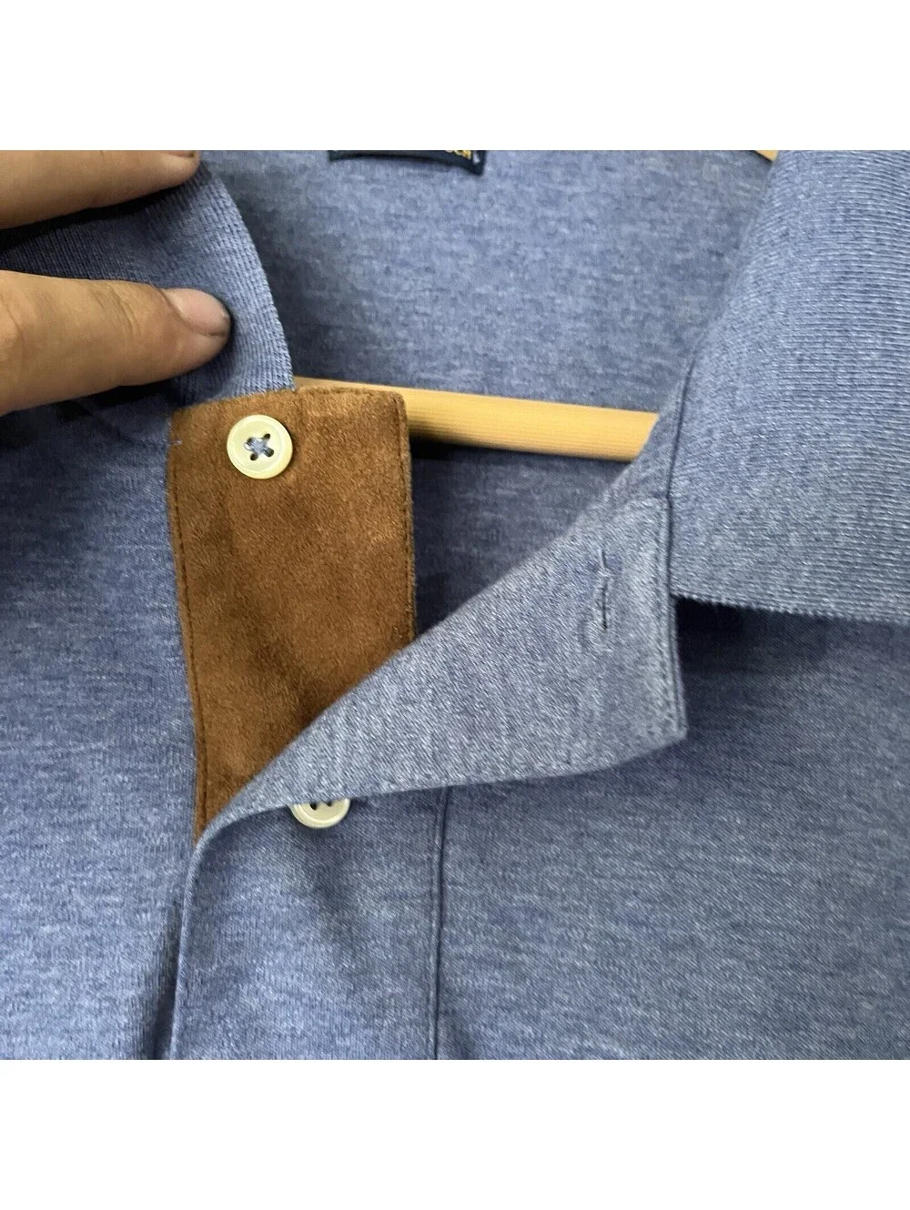 Polo Ralph Lauren Pima Polo Mens Soft Touch Size XXL Blue Long Sleeve Pony